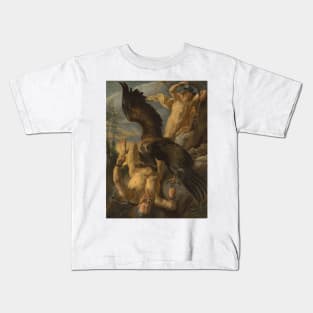 Prometheus Bound by Studio Of Jacob Jordaens Kids T-Shirt